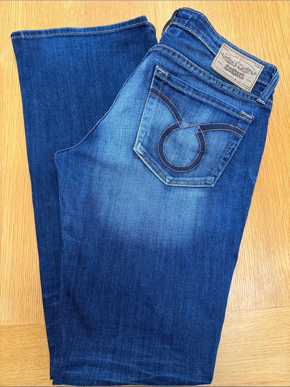 Big Star Women’s Liv Dark Blue Straight-Leg Jeans Bootcut